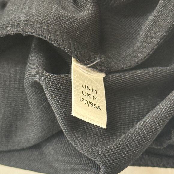 Intimately Free People Black Deep V Sexy Long Sleeve Bodysuit Kaya Minimalist M - Picture 11 of 13